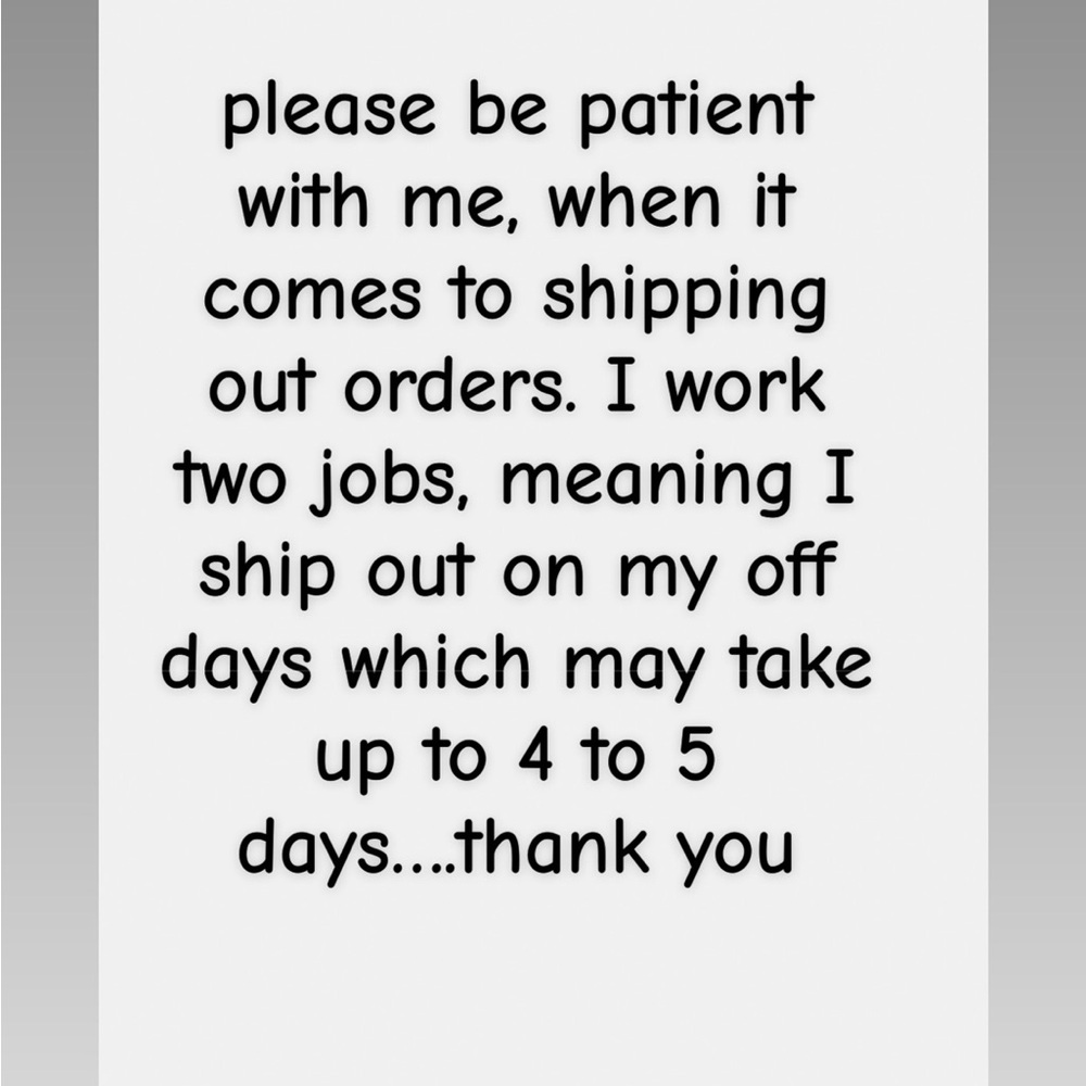 Shipping Notice Sign